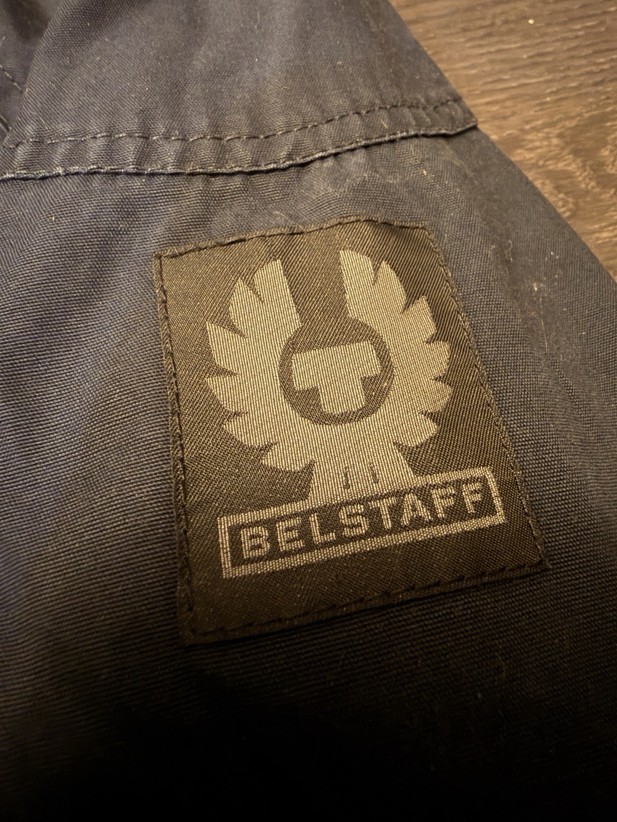 Belstaff Roadmaster Men’s Black Waxed Cotton Jacket Size IT 46 US 36 Small Defec