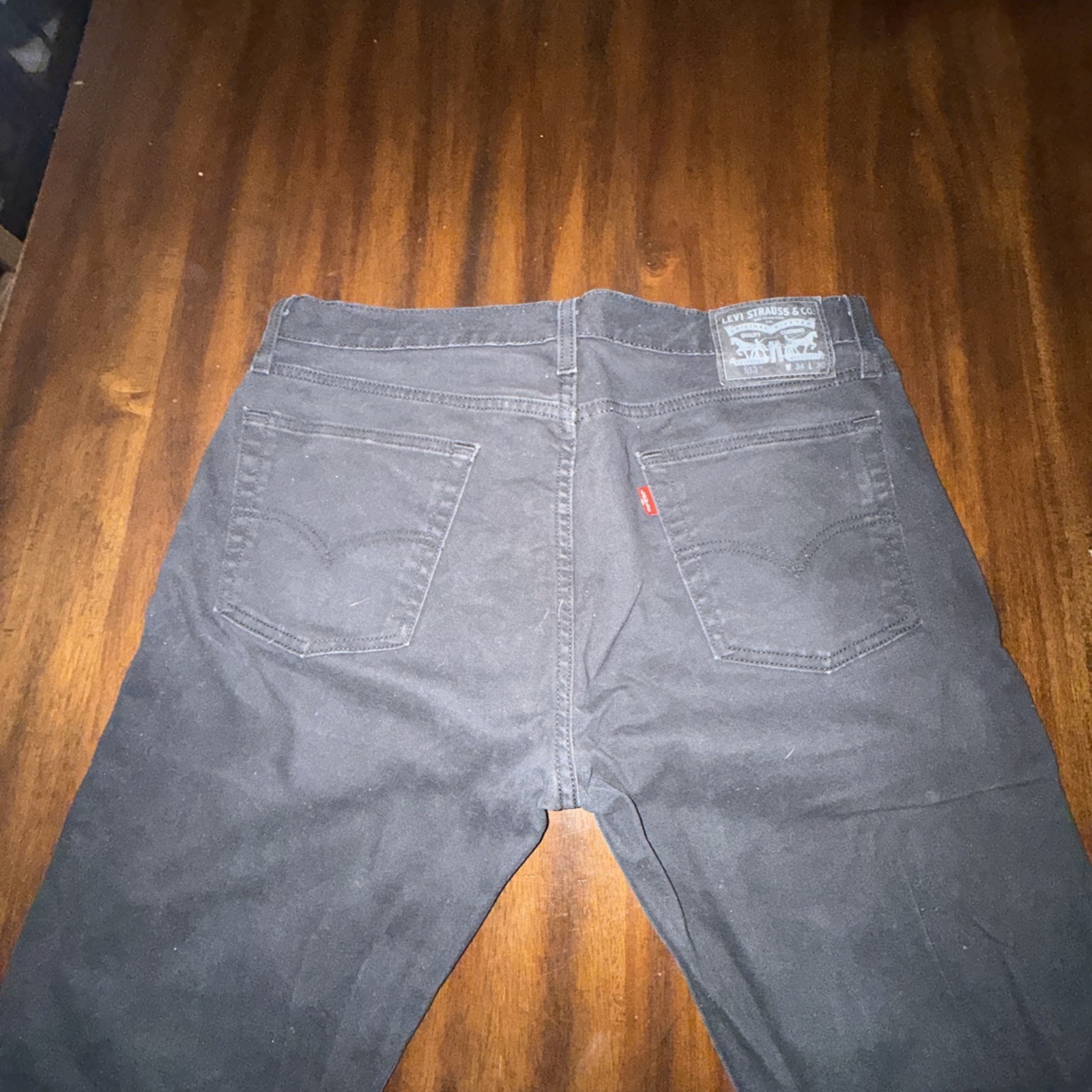 Men’s Levi – 513 – W34 x L30 – Black – Slim Straight