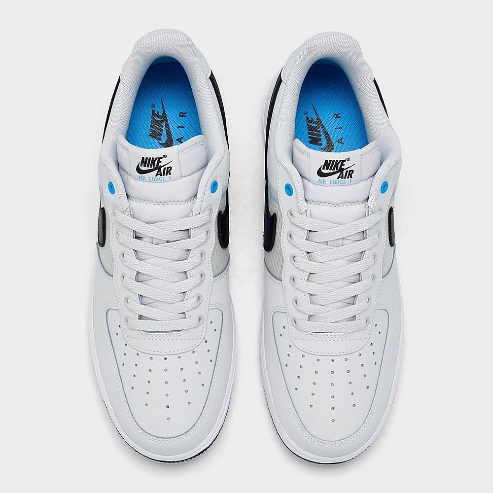 NIB Men Nike Air Force 1 Low ’07 LV8 SE Mesh Tape Photon Dust Blue IH4462-001