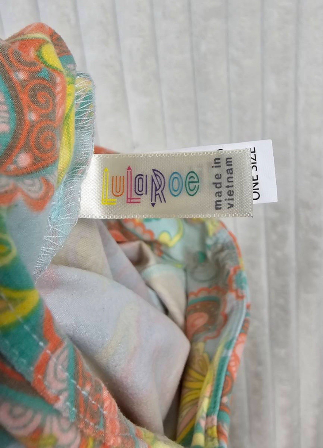 Lularoe Multicolor Polyester/Spandex Blend One Size Leggings