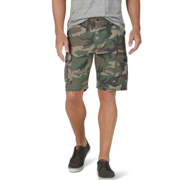 Men’s Wrangler Cargo Shorts w Stretch CHOOSE COLOR, SIZE Relaxed Fit Tech Pocket