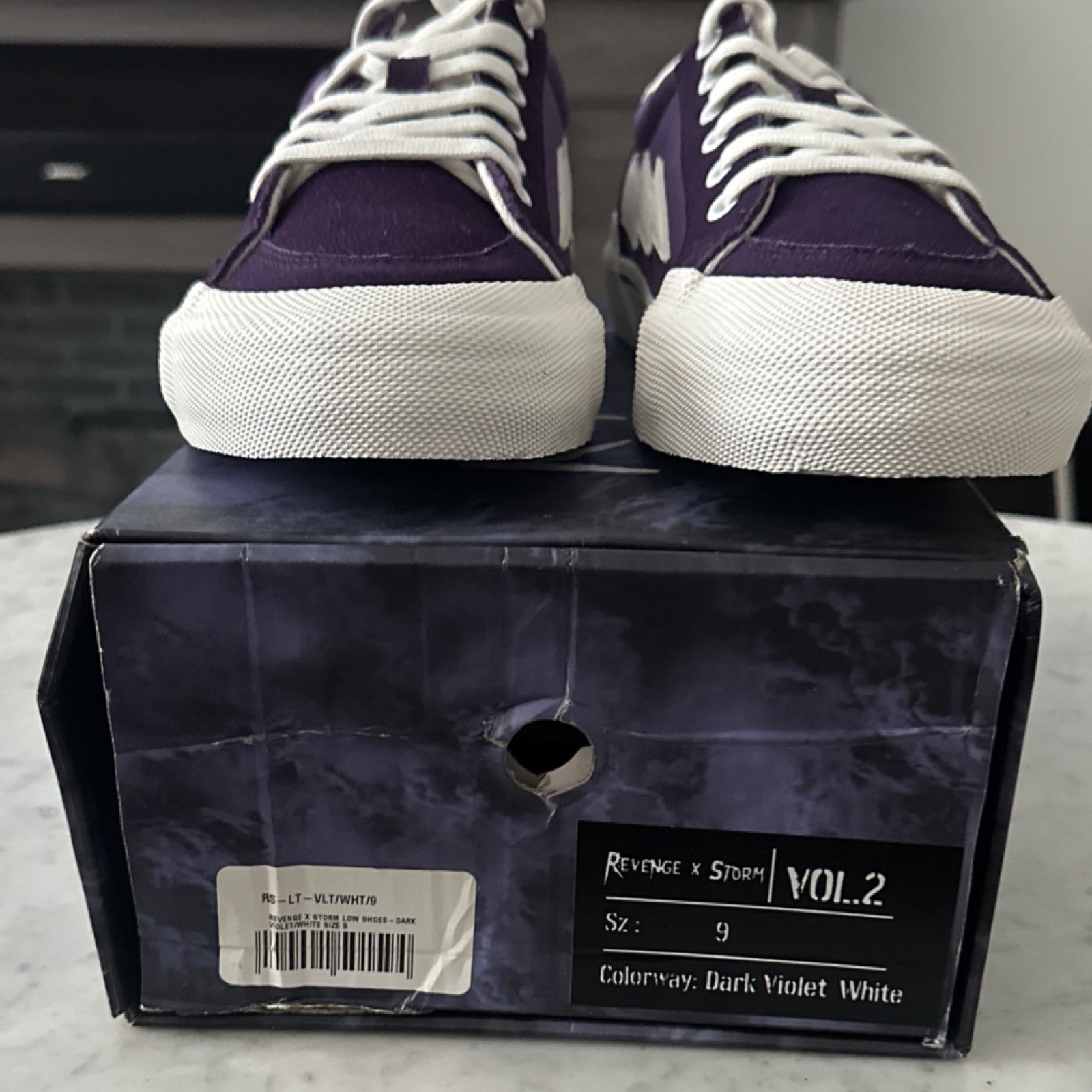 Revenge X Storm Vol.2 Low Top Purple/White Unisex (Damaged Box , MSRP: $200)