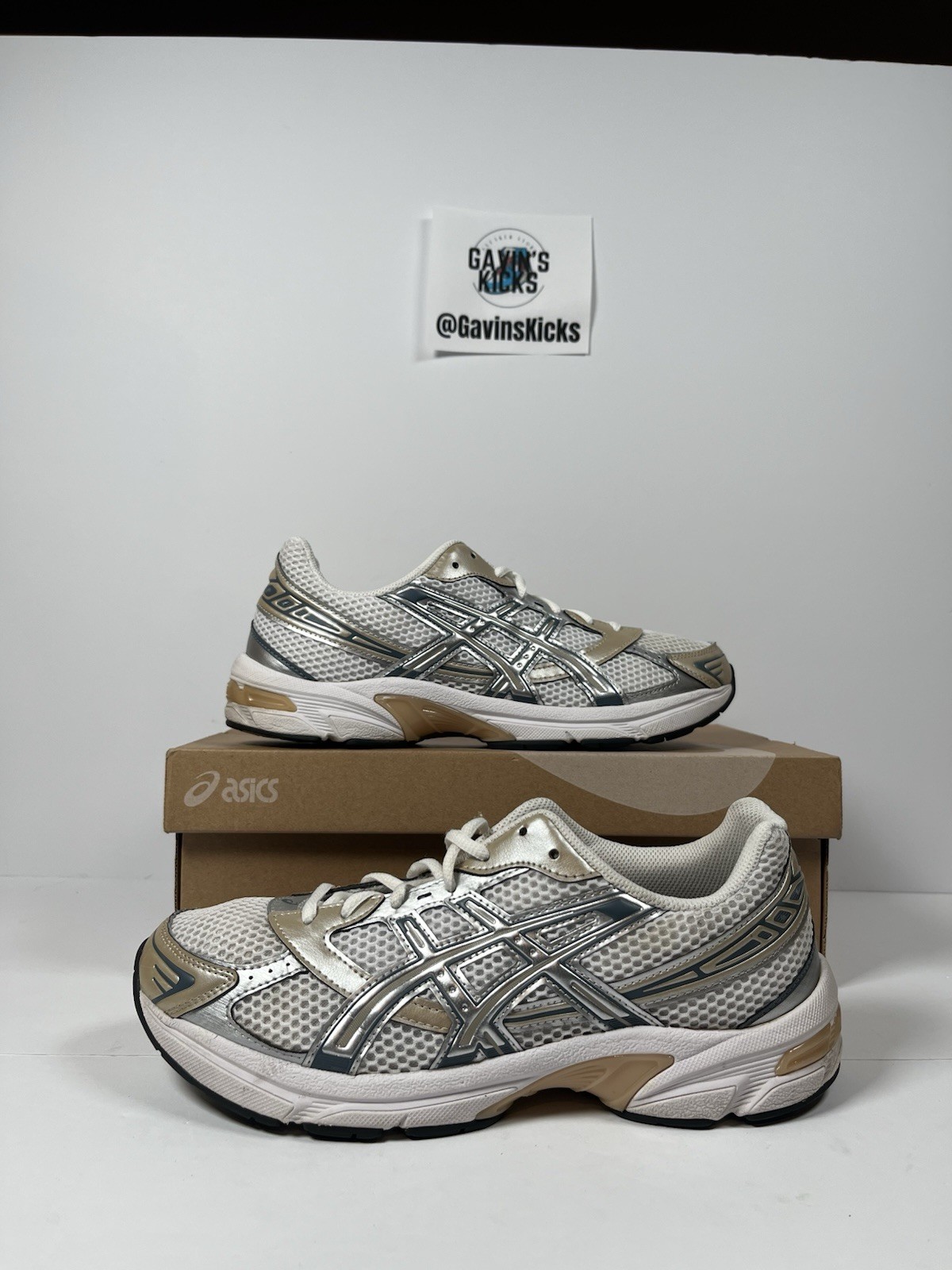 Size 8.5 – ASICS Gel 1130 White Cloud Grey