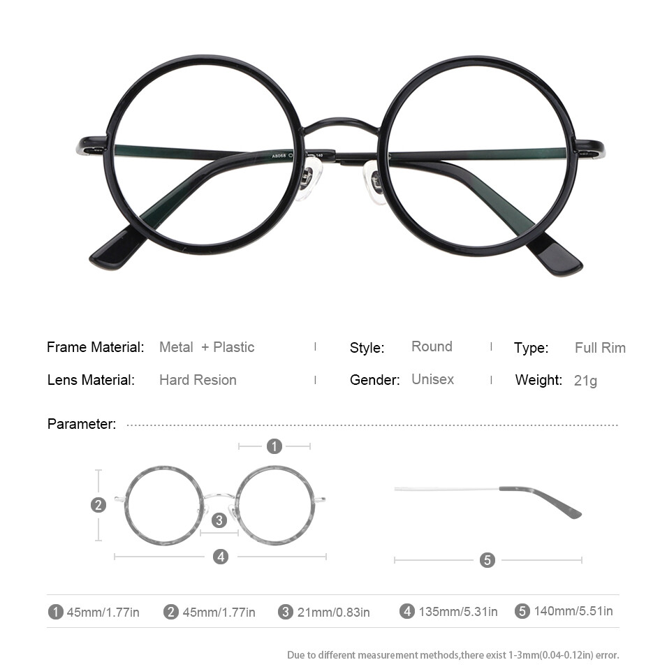 Retro Round Photochromic Reading Glasses Transition Sunglasses Reader +0.0~+4.00