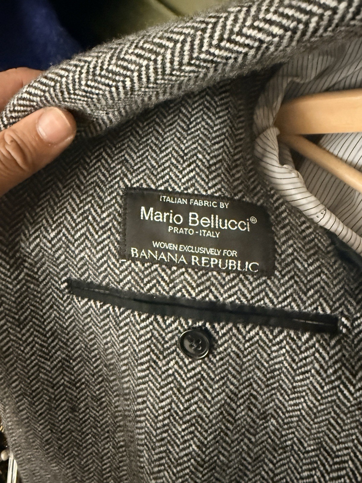BANANA REPUBLIC x Mario Bellucci Slim Fit Blazer Men’s (US) 36S Single Breasted
