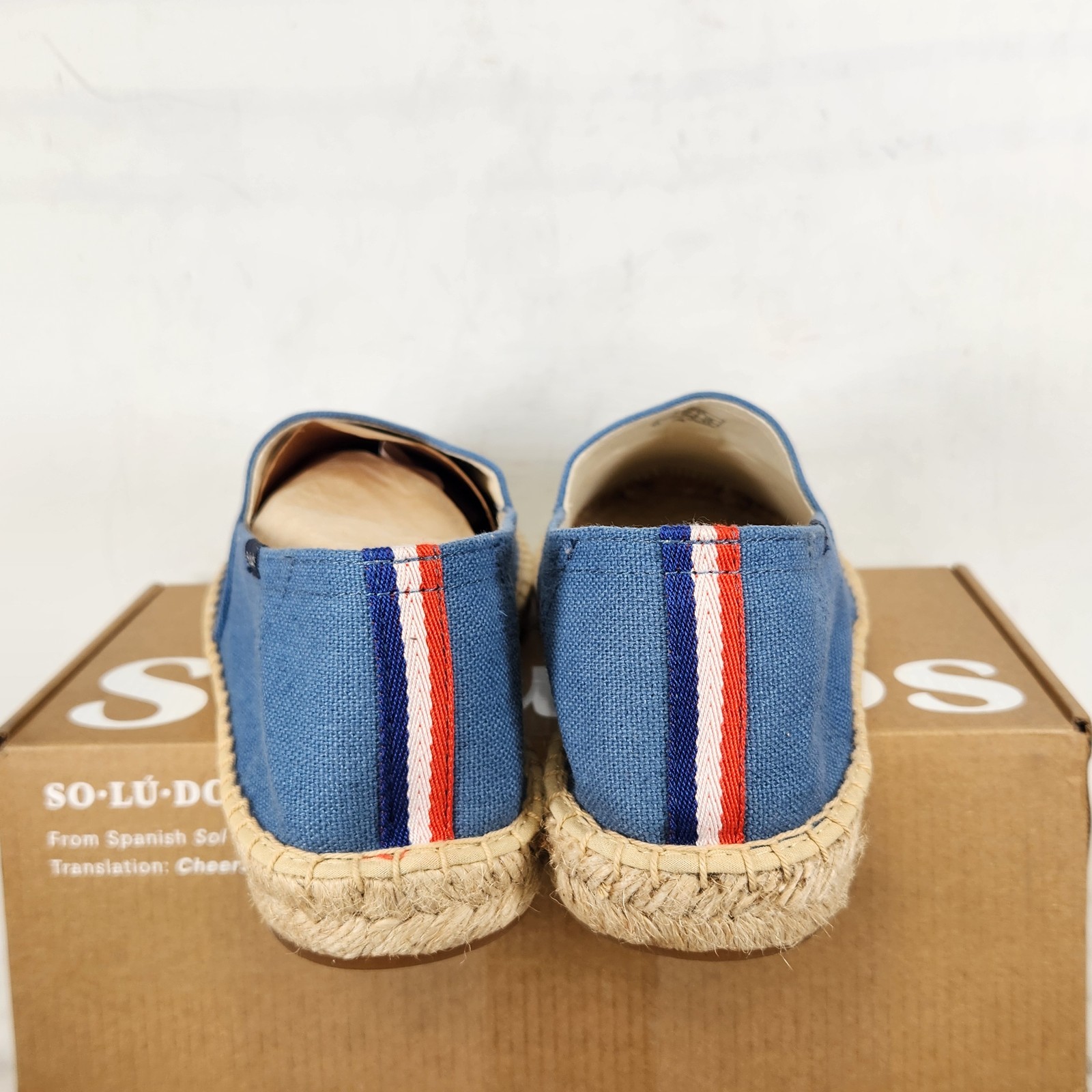 10-10.5 MEN – Soludos Original Espadrille – Laguna Blue France ALLEZ