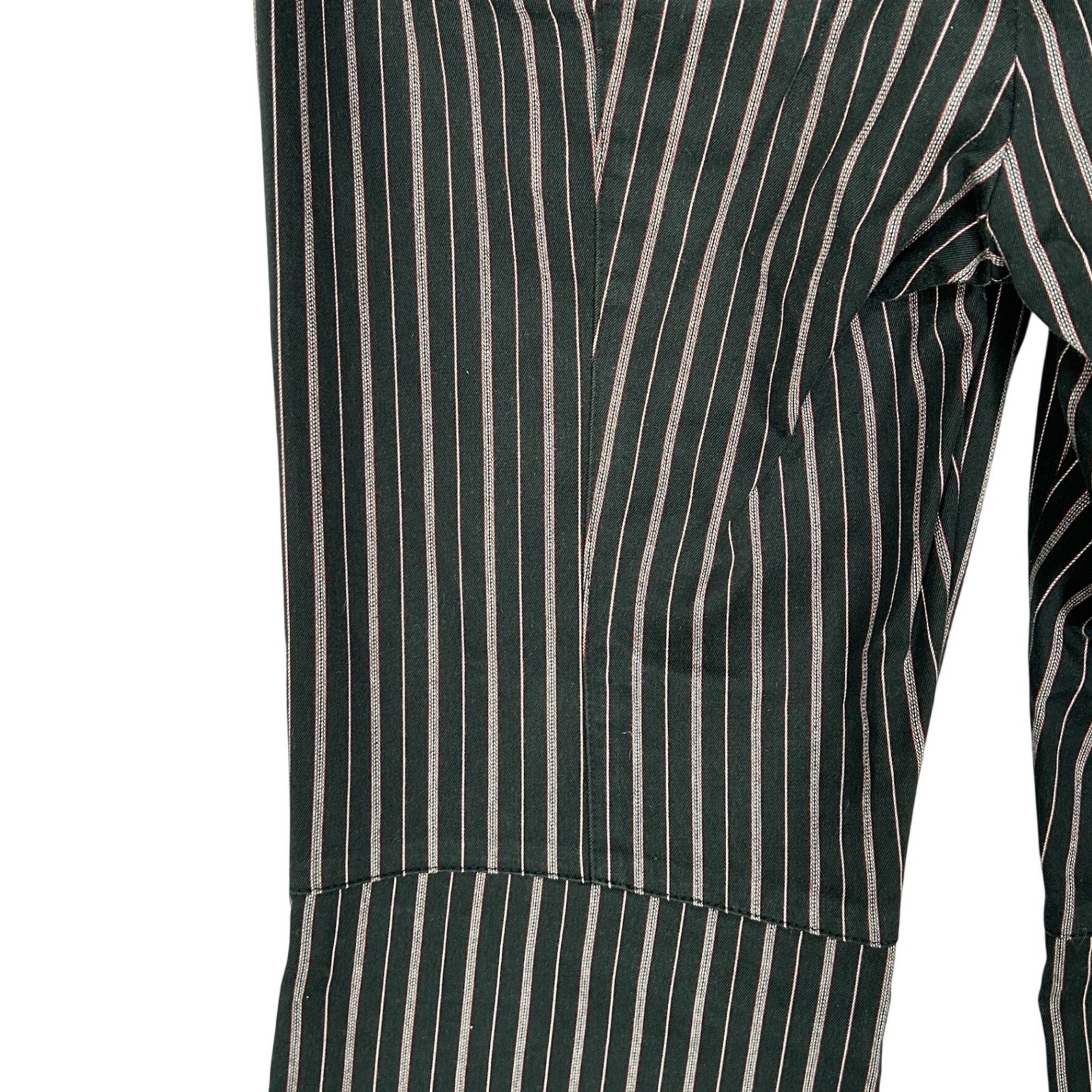 Nanette Lepore Pin Stripe Pants Ribbon Waist Double Button/Hook Women’s Size 6