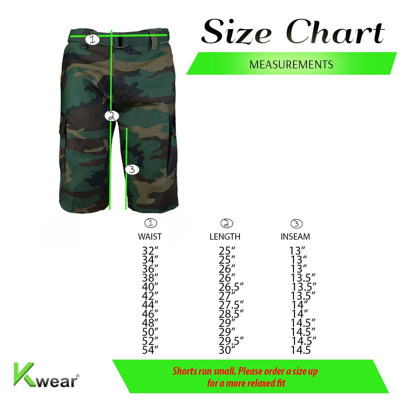 Men’s Tactical Military Army Camo Camouflage Cargo Shorts With Belt