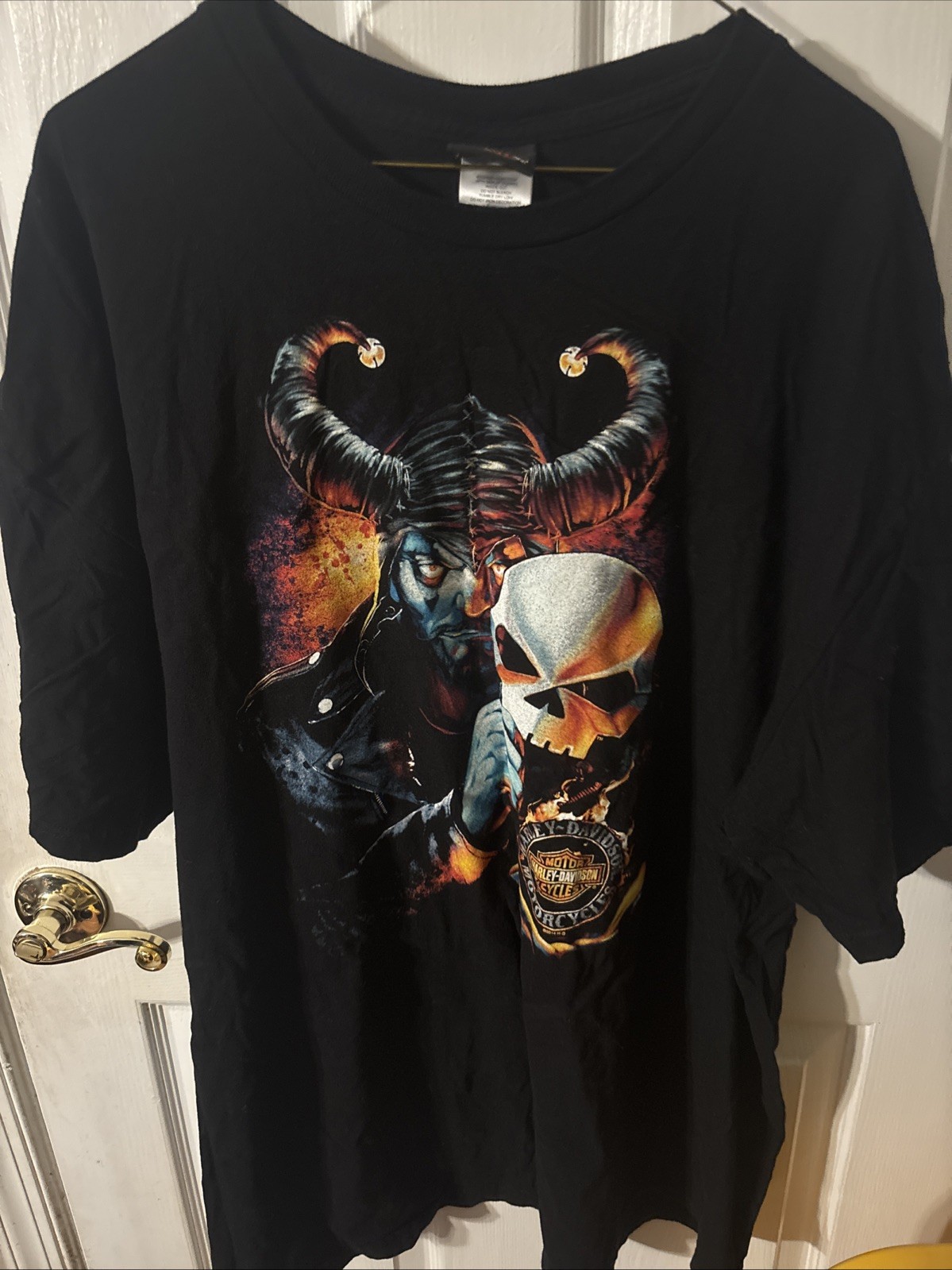 Workman Harley Davidson Jester Biker Tee 3XL Sioux Falls IL 2014
