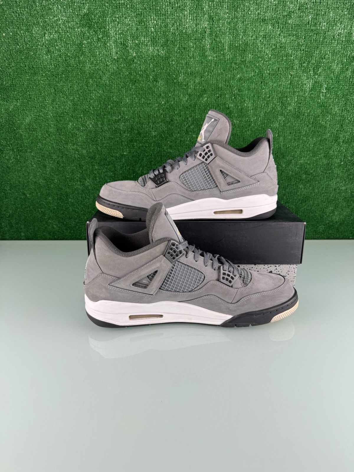 Size 14 – Jordan 4 Retro Low Cool Grey CLEAN