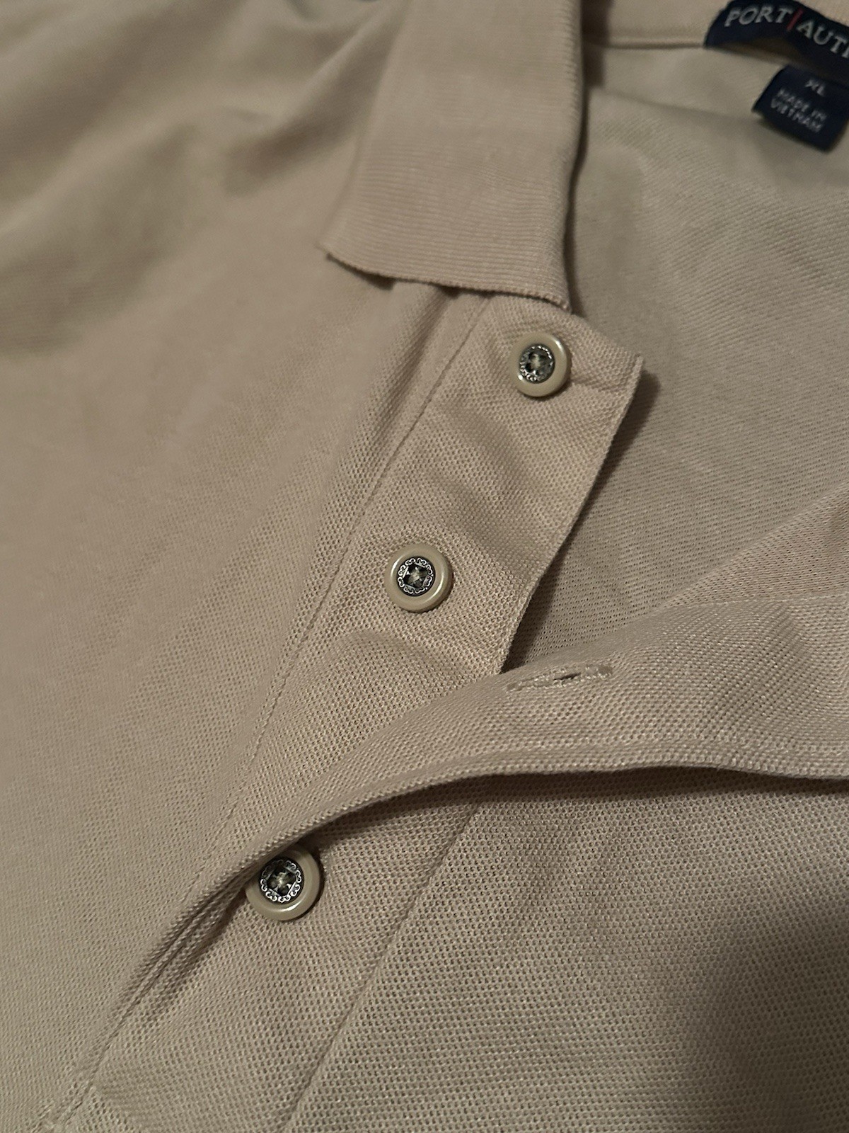 Men’s U-Haul Logo Tan/ Brown Short Sleeve Employee Polo Shirt- Size XL
