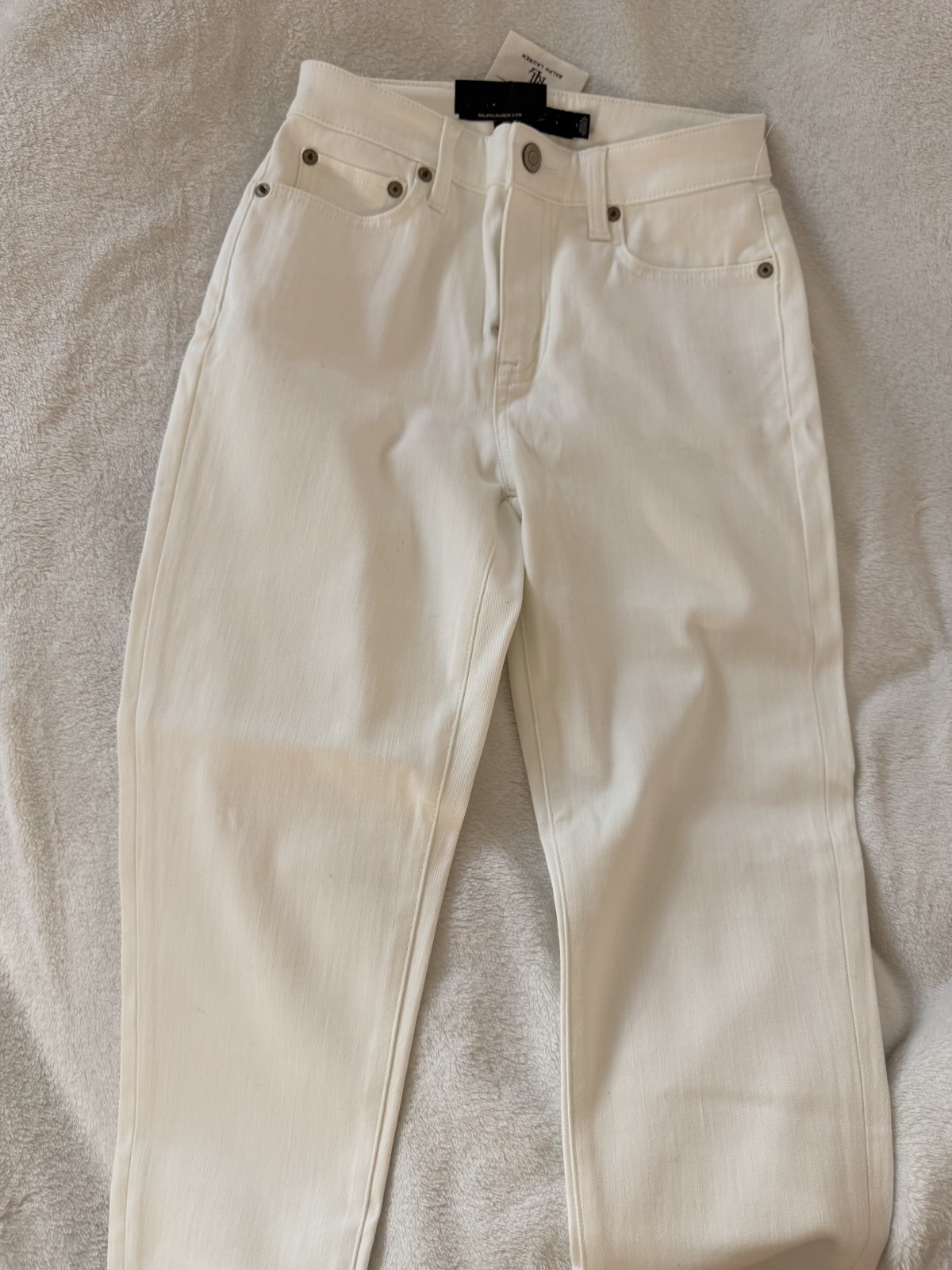NWT – Ralph Lauren Women’s Skinny White Jeans Size 25