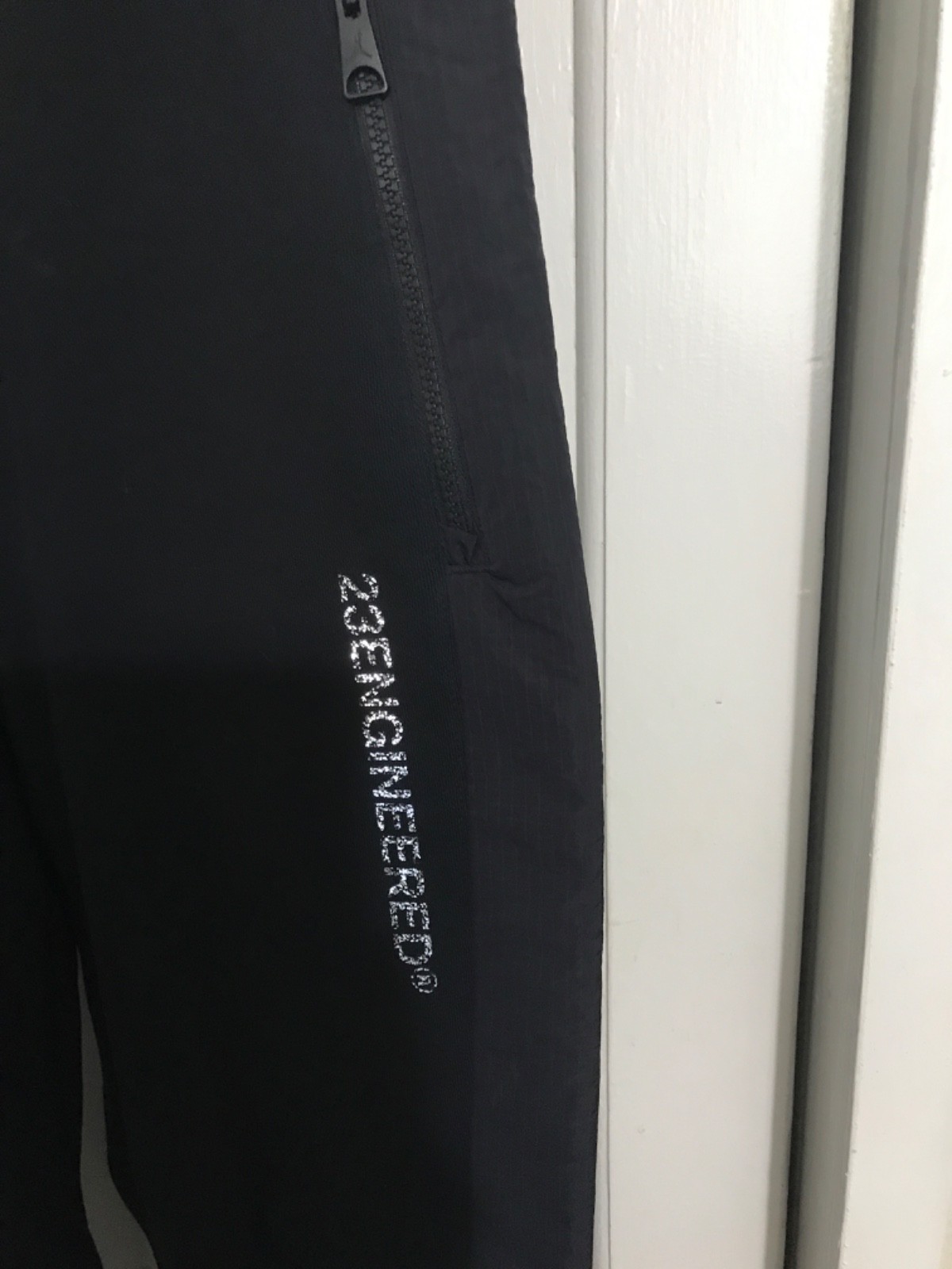 Air Jordan 23 Engineered Sweatpants Black White DJ 0180 010 Men’s Lge( Slim Fit)