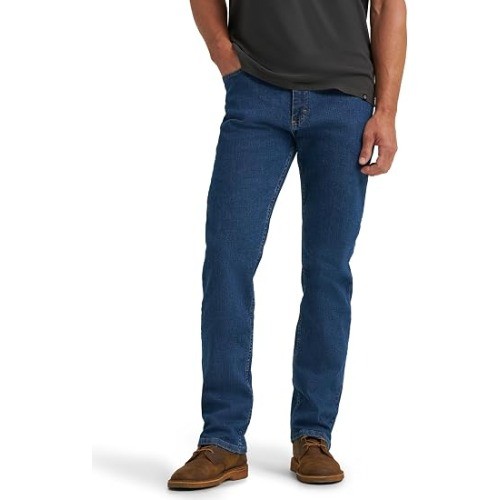 Regular Fit Comfort Flex Waist Jean, Dark Stonewash, Size 33W x 32L