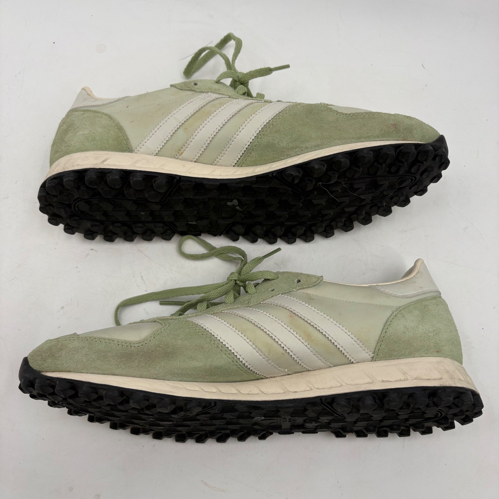 Adidas TRX Vintage Halo Silver Sage Green Men 11.5 Retro Running Shoes GX4581