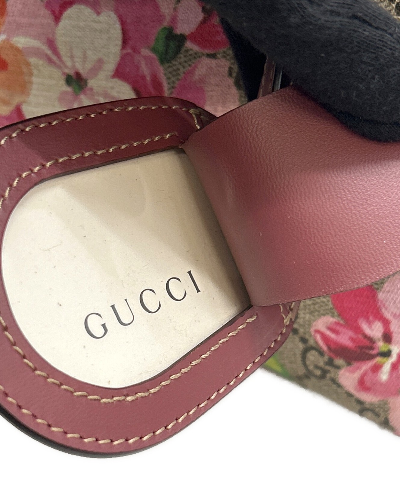 Gucci GG Blooms Reversible Tote Bag Beige Red Women’s Pre-owned Italy 372613