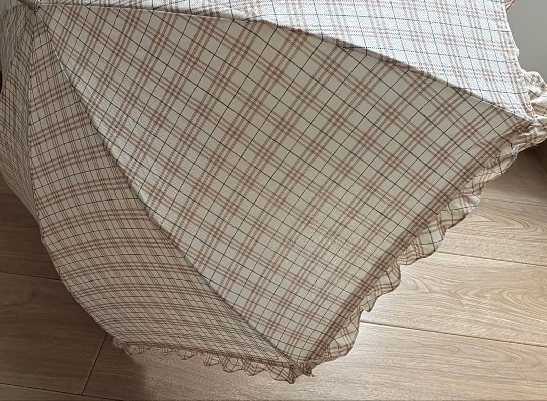Burberry Nova Check Folding Umbrella Beige Diameter 50 cm / 19.7 in