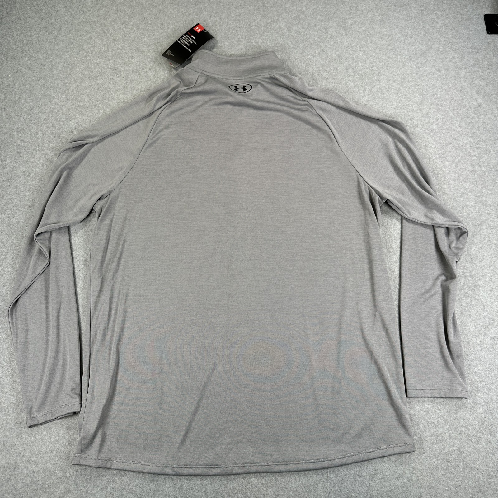 Under Armour Men’s Tech 1/4 Zip Long Sleeve Pullover XL Gray NWT Light Weight