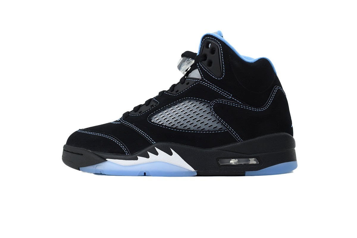 Jordan 5 ‘Black University Blue’ 2026 High Top Baketball Shoes DD0587-008