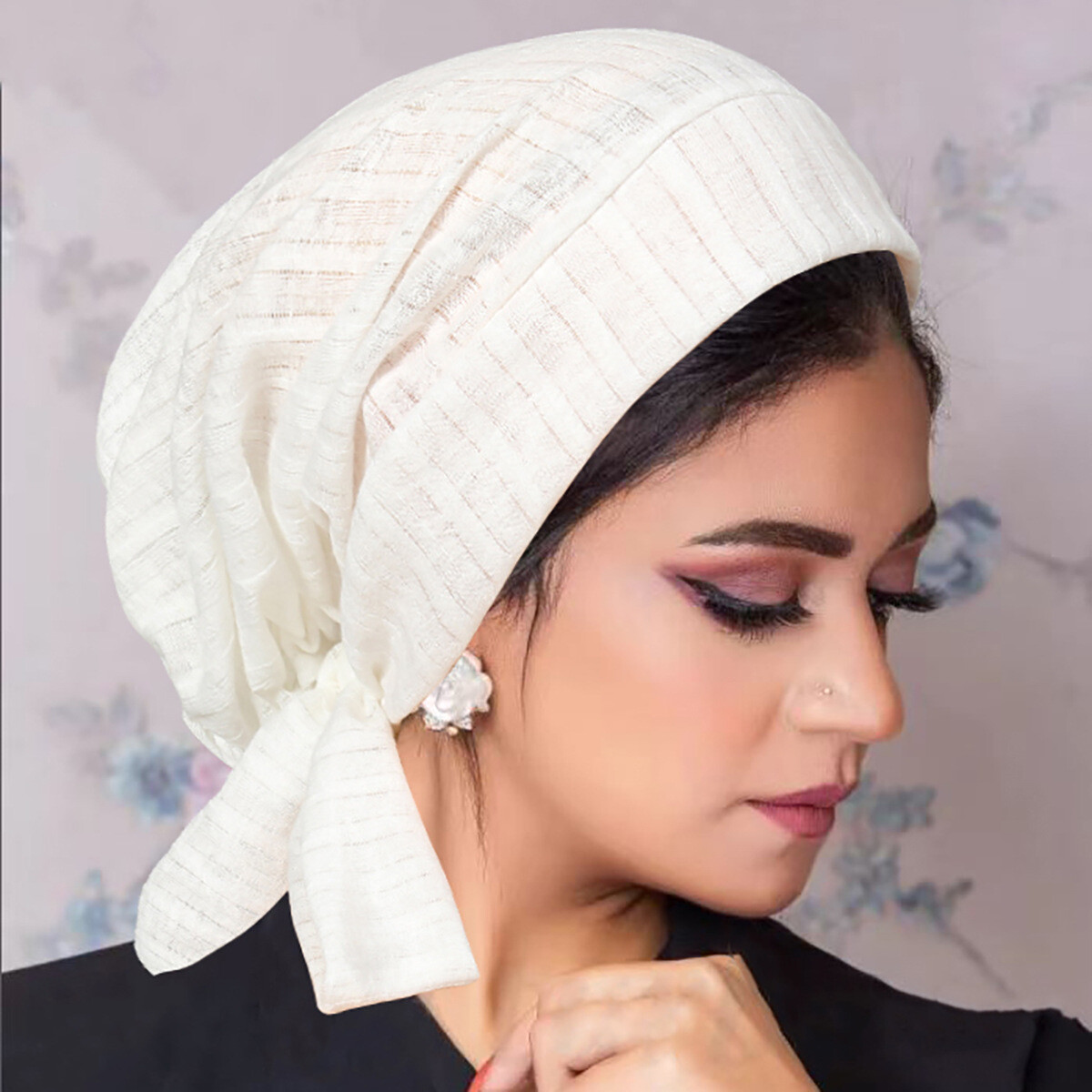 Muslim Women Hijab Hats Head Cover Caps Bonnet Islamic Cancer Chemo Headwear Cap