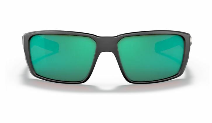 Costa Del Mar Fantail PRO Matte Black / Green Mirror POLARIZED Glass 580G – NEW