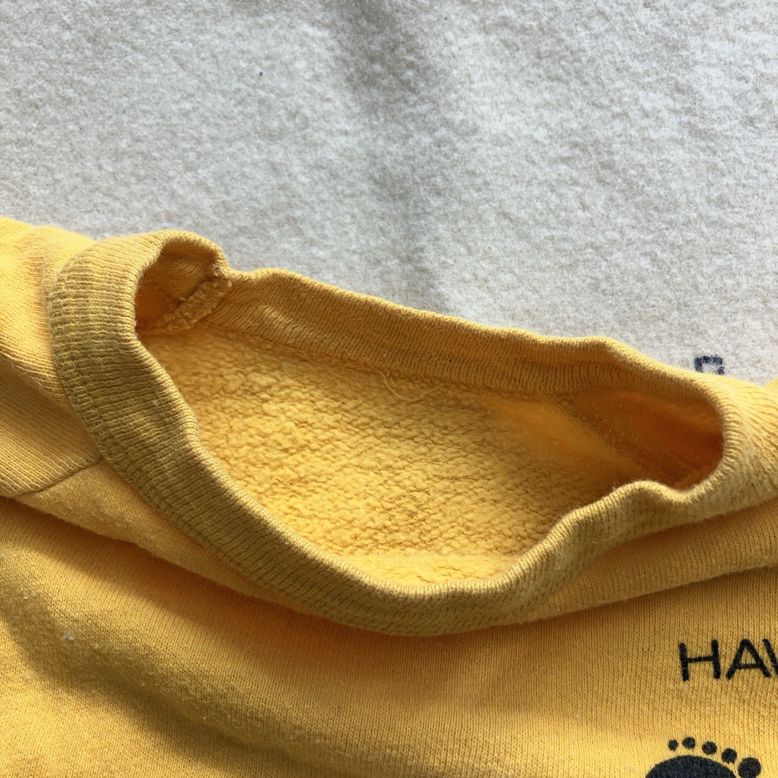70’s Hawaii Vintage Cotton Sweatshirt Short Sleeve Small Boxy Hang Ten