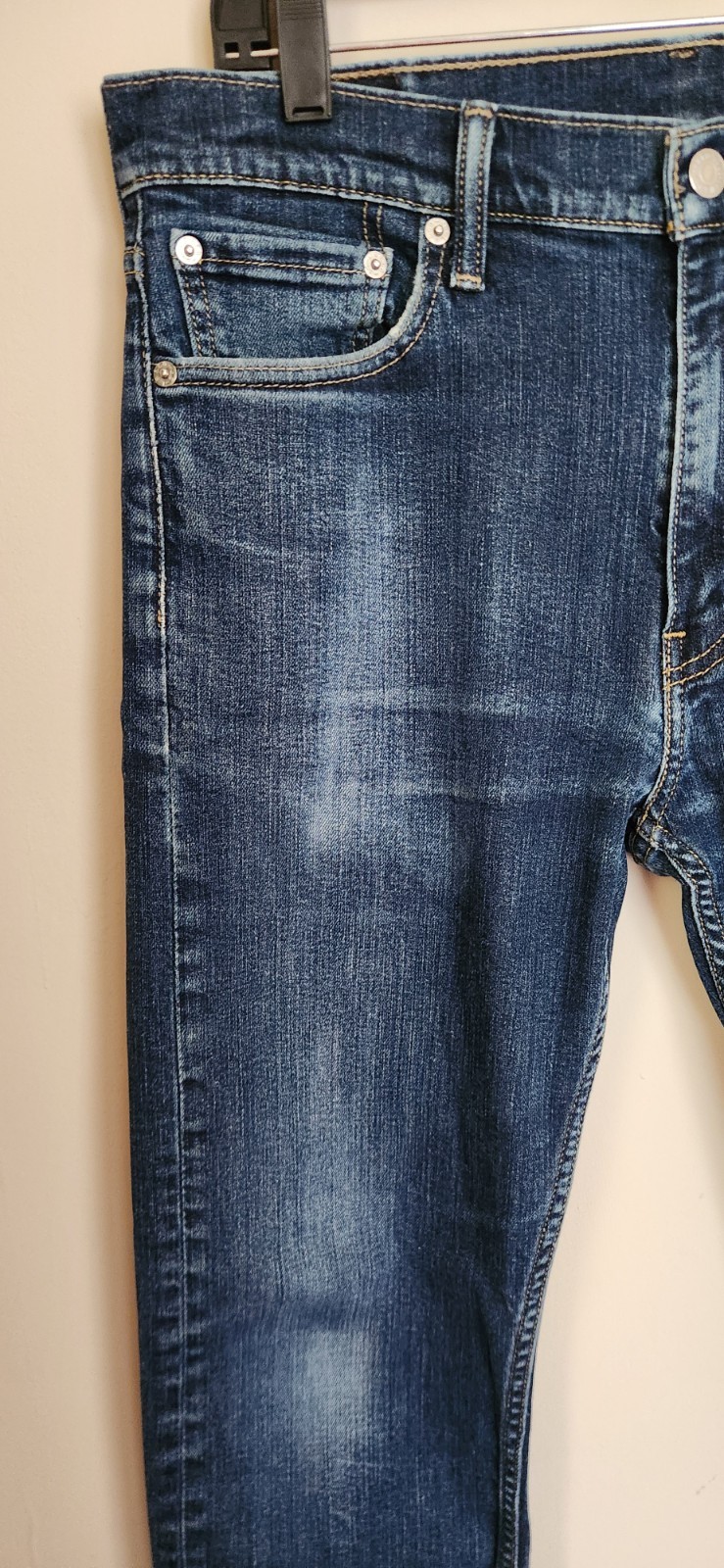 Levi’s 513 Jeans Men’s 33×32 Slim Straight Blue Denim Medium Wash