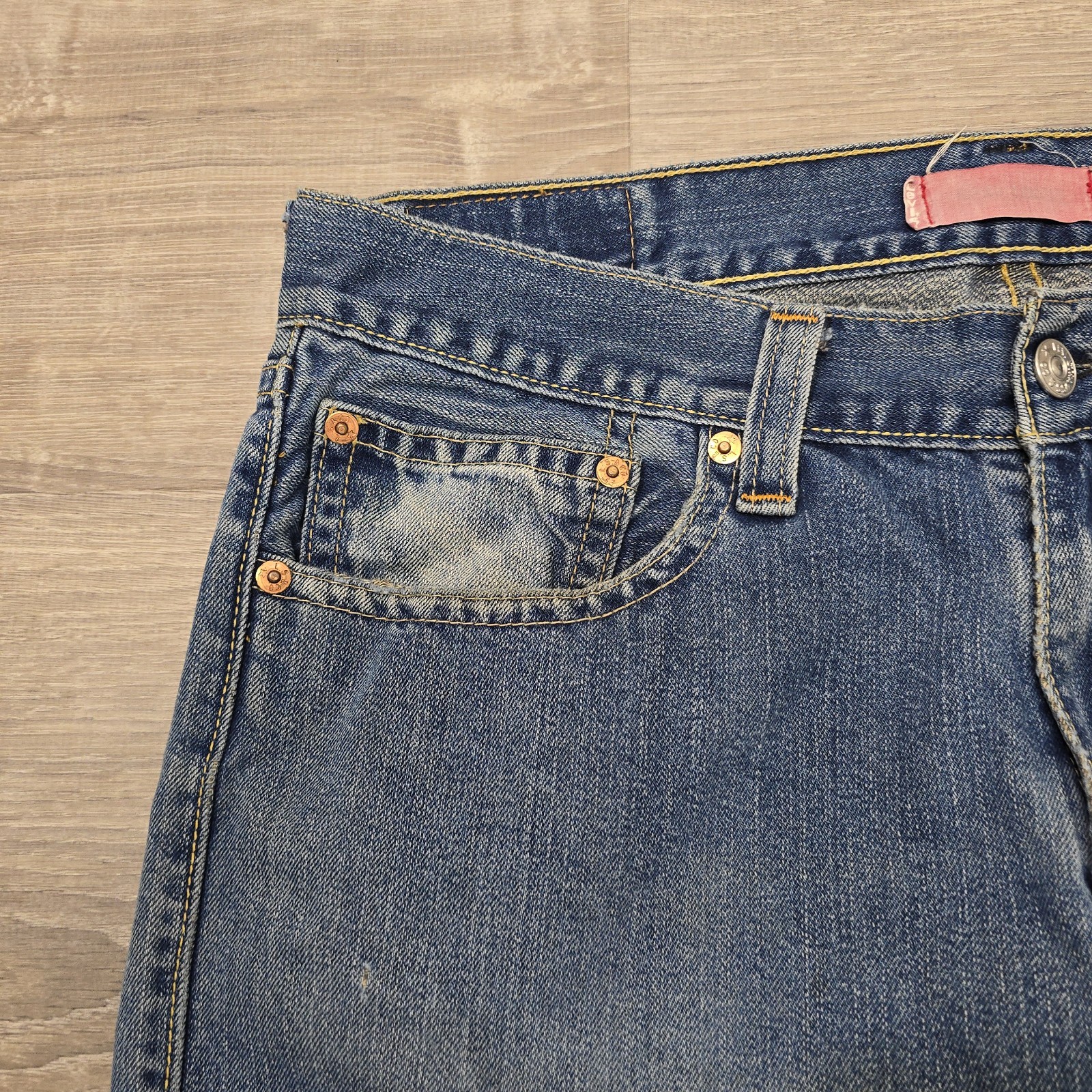 Vintage Levis Type 1 Jeans Loose Fit Blue Denim Red Tab 38×34 Quality Never Goes