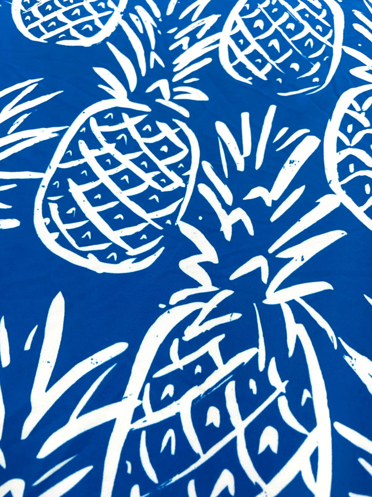 Chubbies The Thigh Napple Pineapple Themed Polo Shirt Poly-Spandex Blend Size L