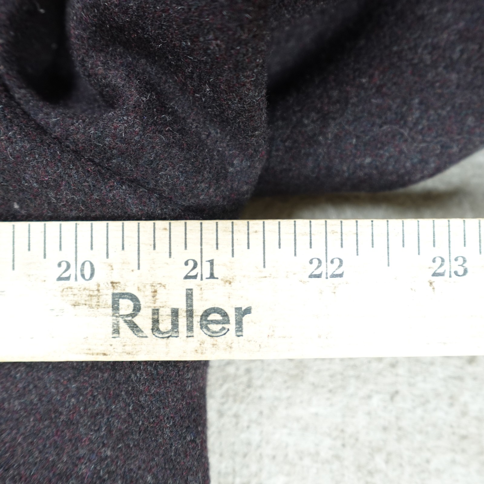 Banana Republic Medium Red Maroon Top Coat Melton Wool Mario Bellucci