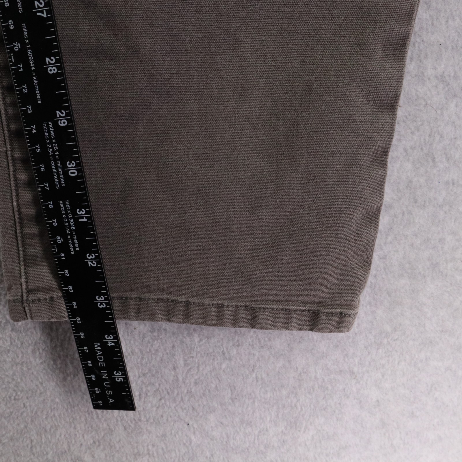 Proof Pants Mens 38×34 Rover Double Knee Work Flex Canvas 5-Pocket Jeans Olive