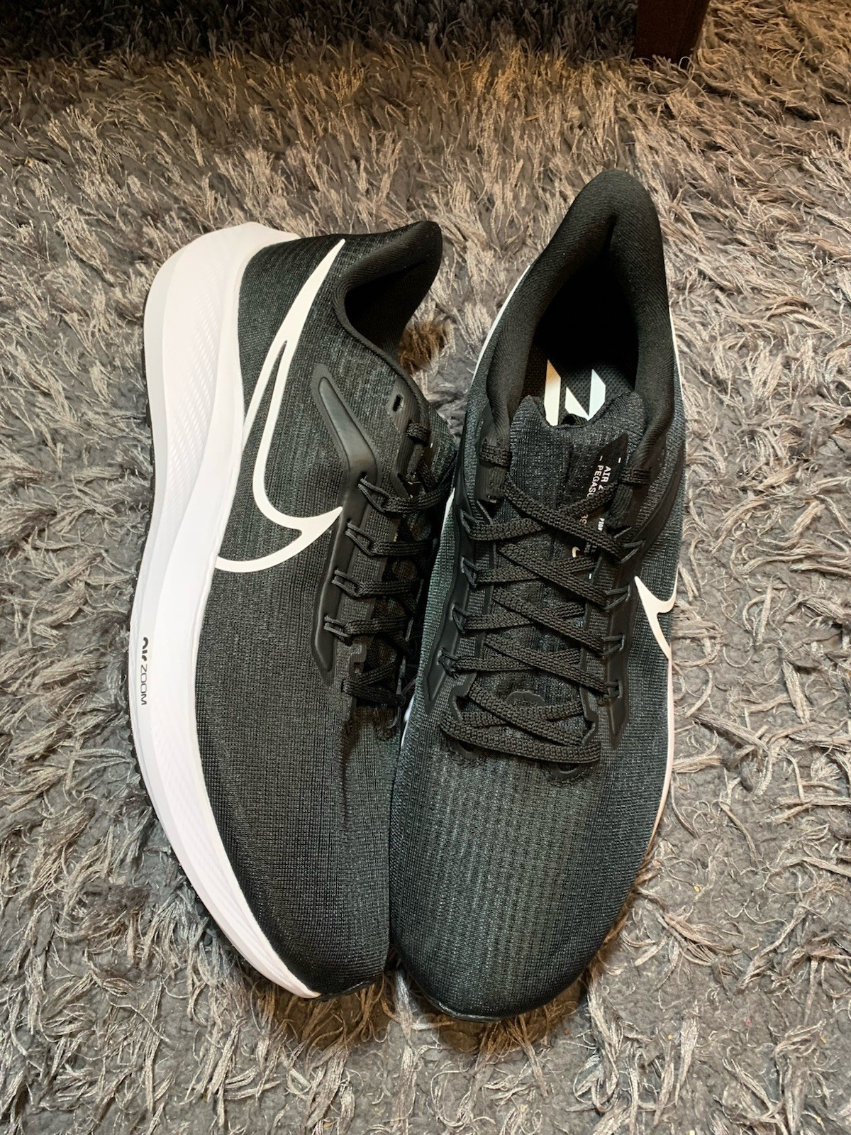 Nike Air Zoom Pegasus 39 Running Shoes Men’s Size 13 Black White DH4071-001