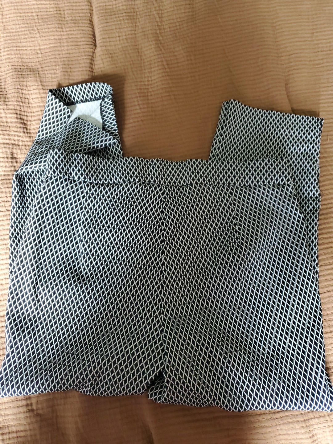 Rafaella Pants Womens Size 10 Black White Pull On Soft Stretch Capri Comfort