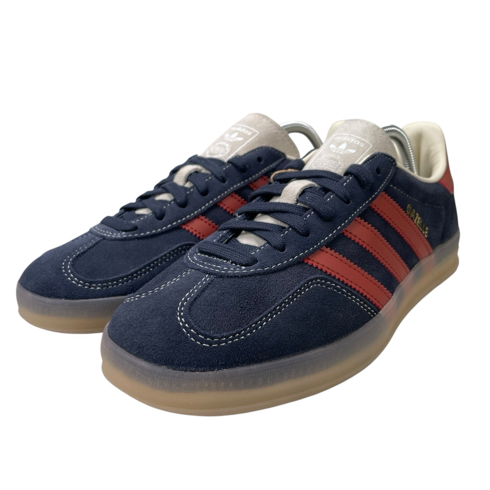 Adidas Gazelle Indoor Ink Ruby Wonder White Shoes JH5404 Men’s Sz 7.5-13