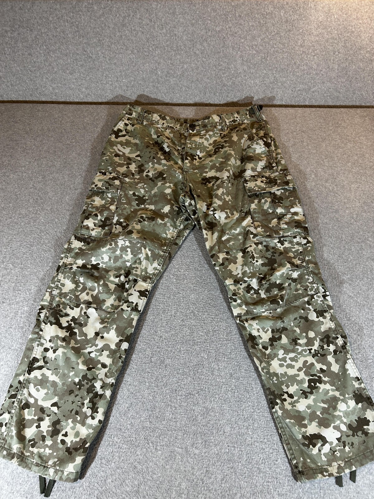 Camo Pants Mens Large Digital Cargo Military Army BDU Utility Streetwear 36×30