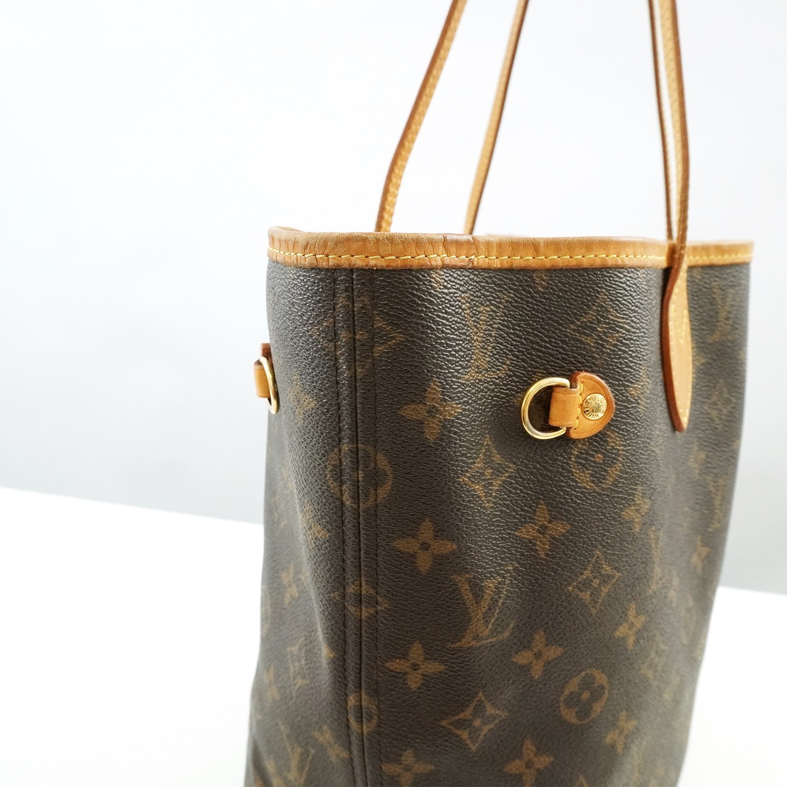 LOUIS VUITTON LV Monogram Neverfull MM M40156 Tote Bag SD3037 Auth #57356A