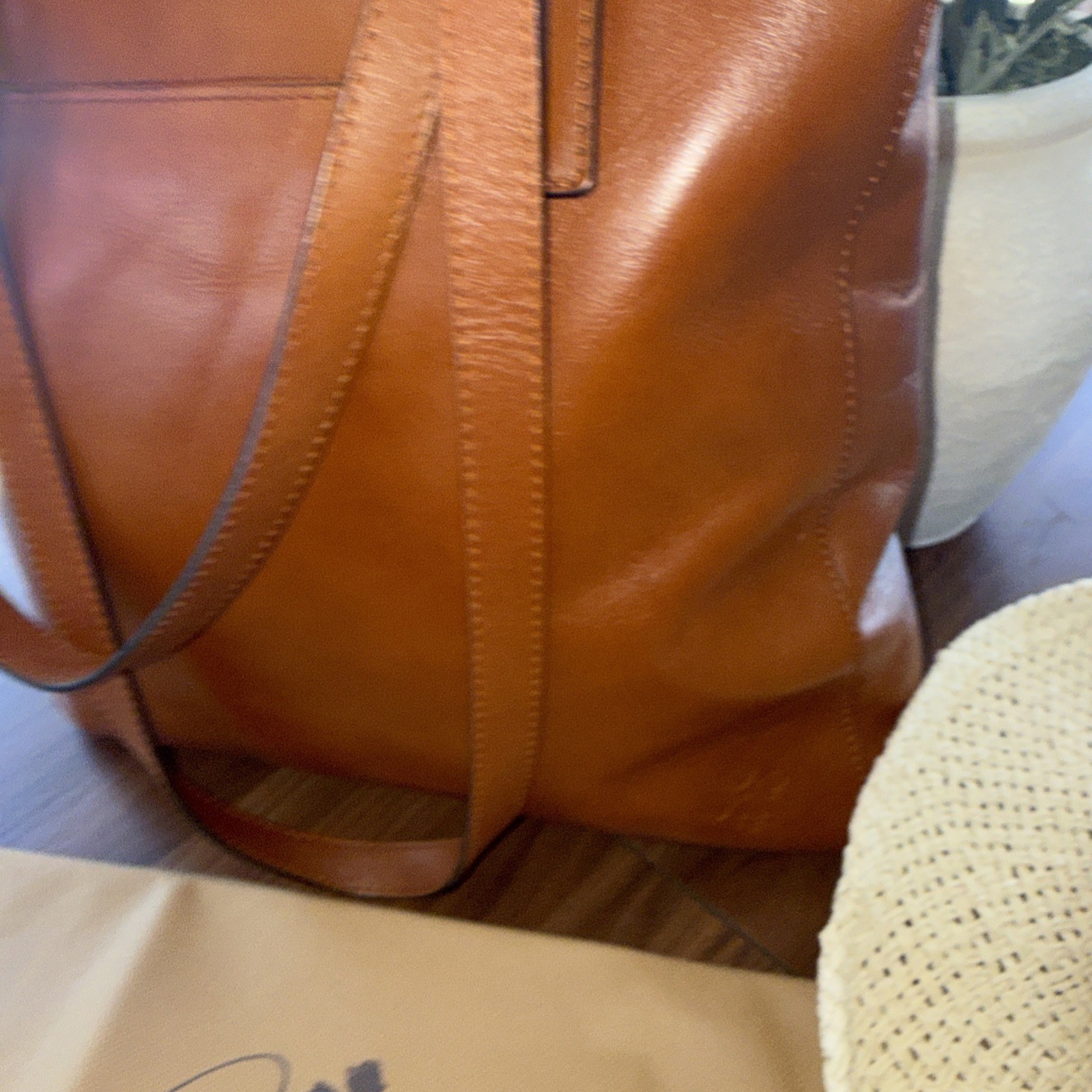 Patricia Nash Viana Leather Tote. Excellent Condition. Dust Bag.