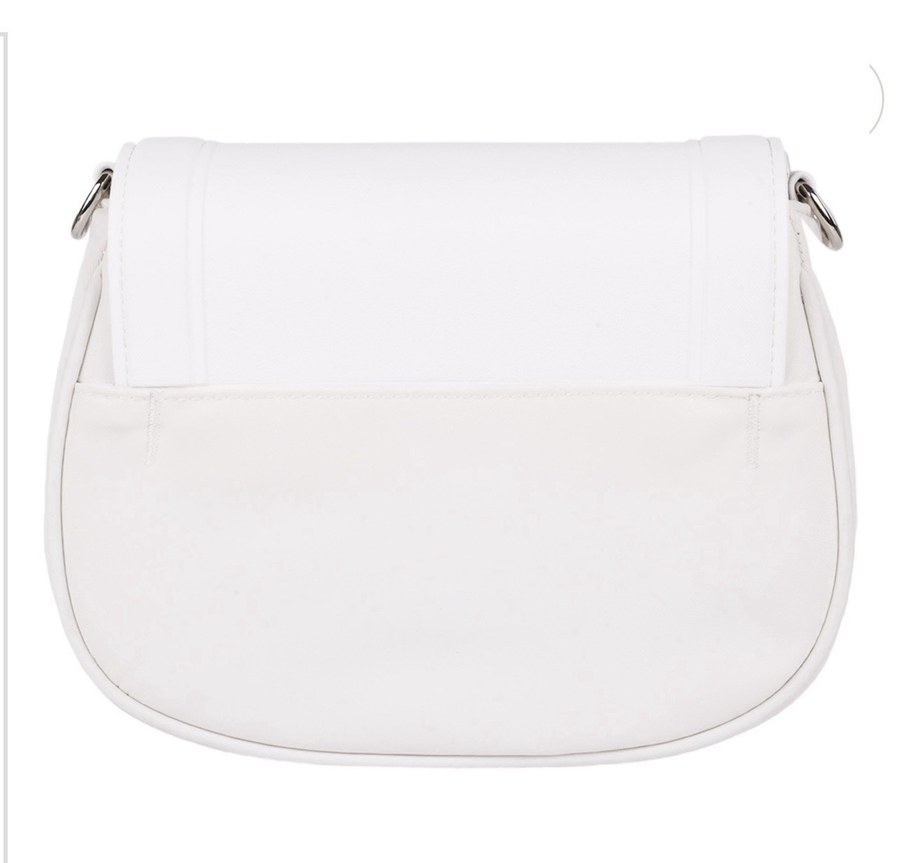 Crocs Classic Saddle Bag Crossbody White Waterproof Jibbitz Holes Purse NEW