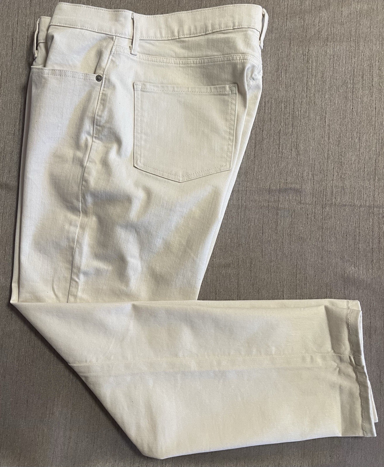 BANANA REPUBLIC, GIRLFRIEND Mid-Rise 32/14 Cream Off White Jeans, NWOT