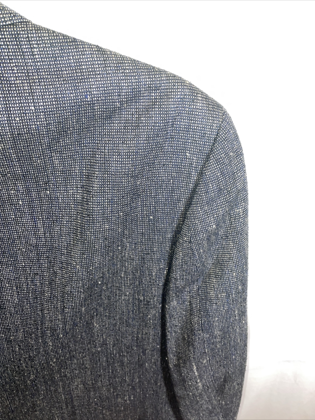 Deansgate Suit Jacket Mens Size 38R Gray 100% Silk Two Button Formal Business