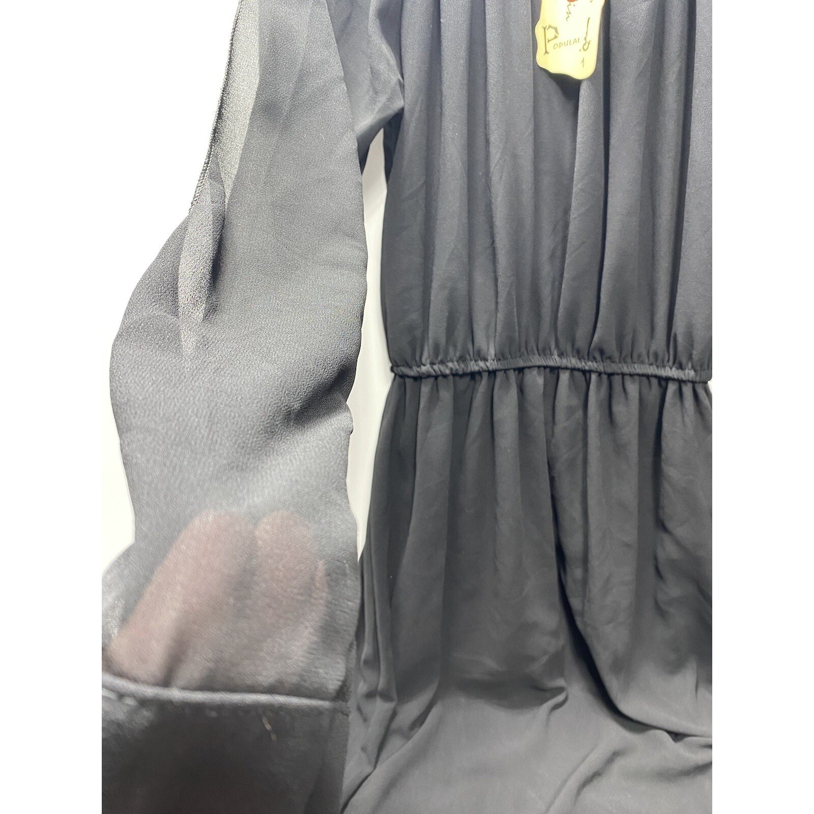 XL Womens Black Long Flowing Dress Elegant Comfortable Perfect for Any Occasion