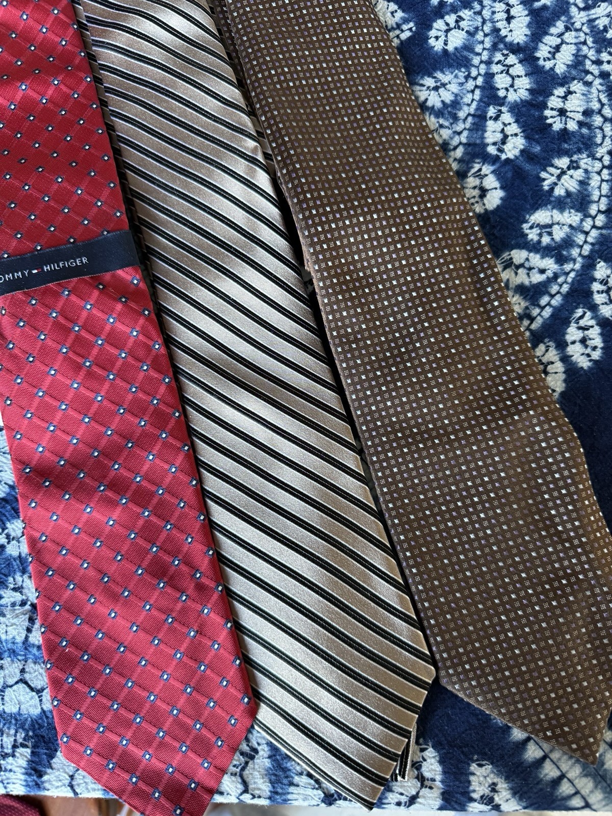 3 Designer Men’s Ties, Michael Kors, Tommy H, Calvin Klein