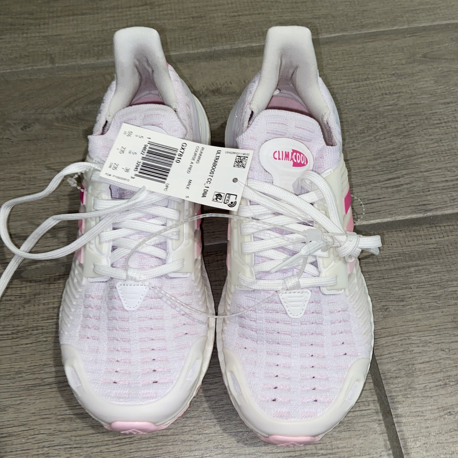 Adidas Ultra boost CC_1 DNA Running Sneakers GX7810 Wht/Pnk Men’s 5.5–Women’s 7