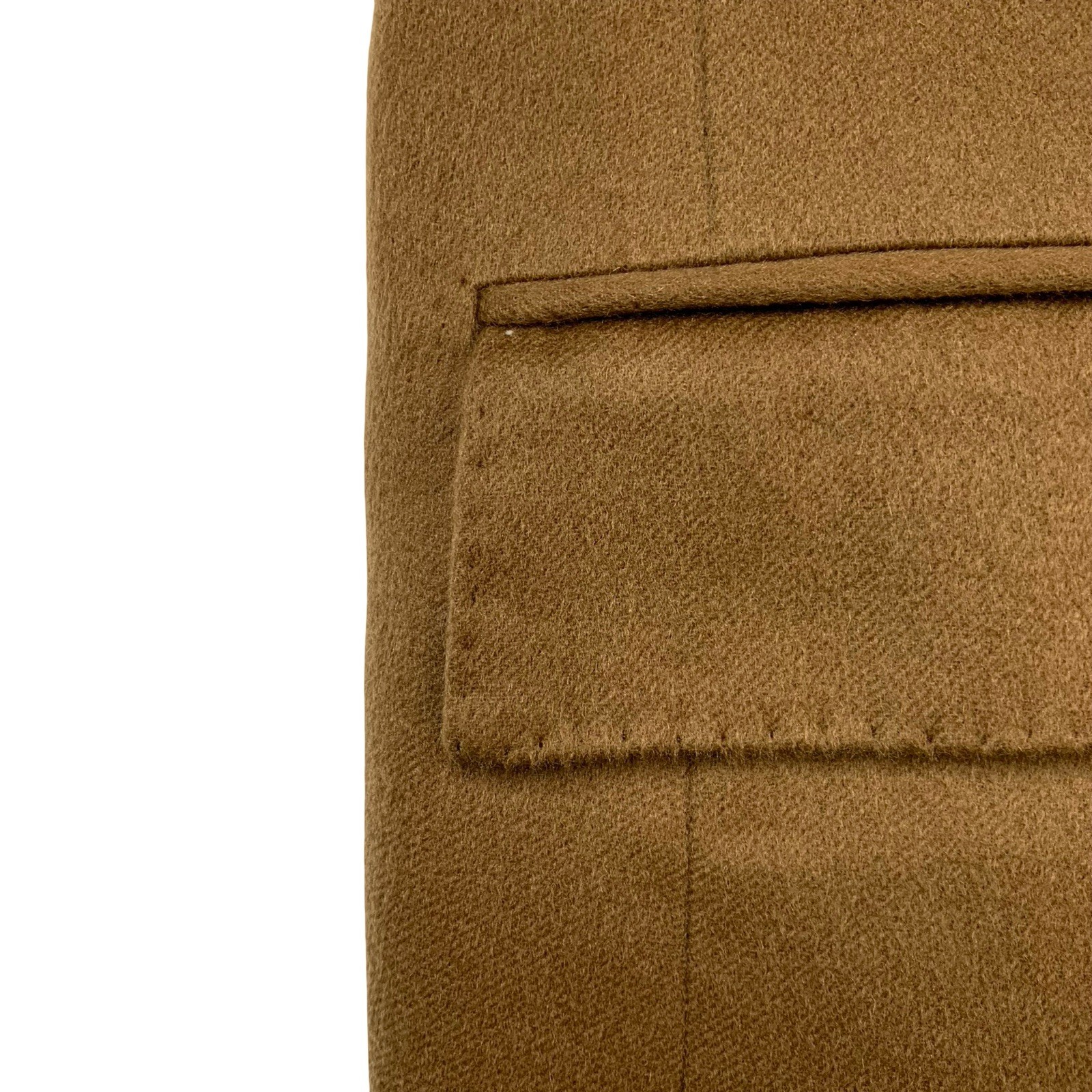 Bespoke 46 S Stephen Kempson 100 % Cashmere Solid Harvest Brown Made England