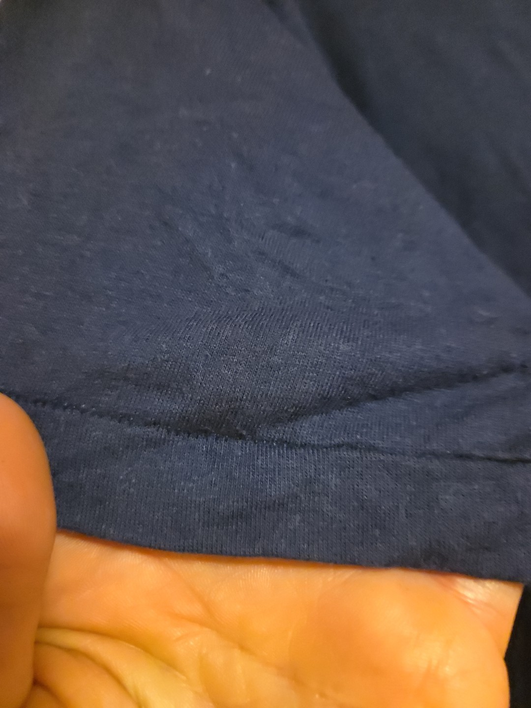 True Vintage VIRGINIA Large Navy Blue Single Stitch T-shirt 18×28 CHED By ANVIL