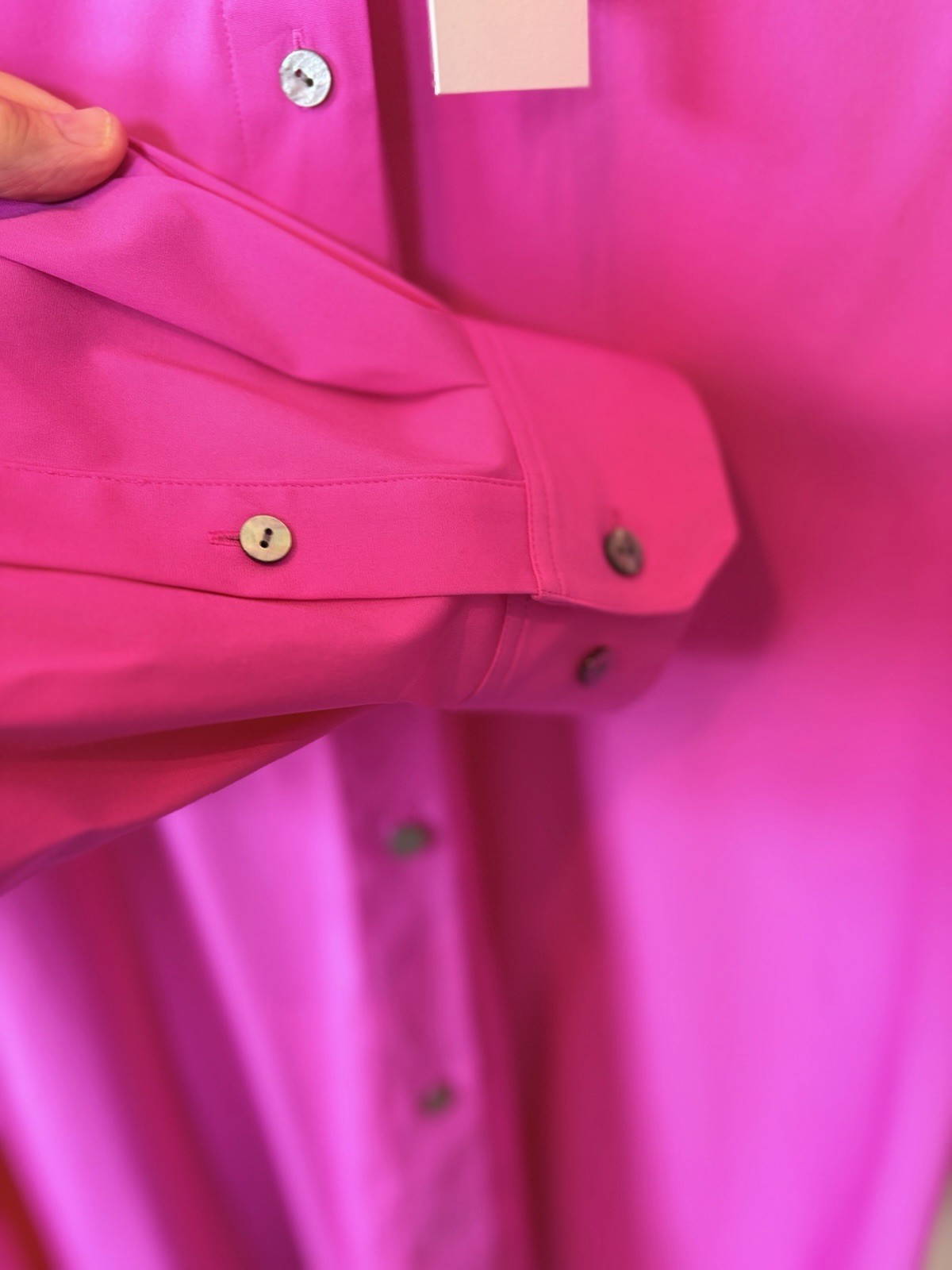 NWT Theory Oversized Shirt Pink Carnation Luxe N0104537 Size M/L Orig. $325