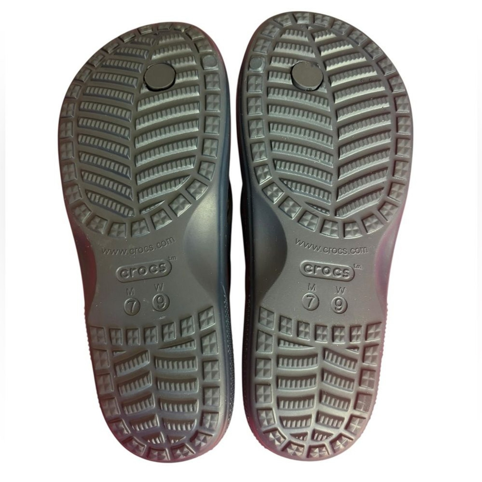 Crocs Sandals Baya II Flip Flop Slip On Mens 7 Women 9 Navy Blue