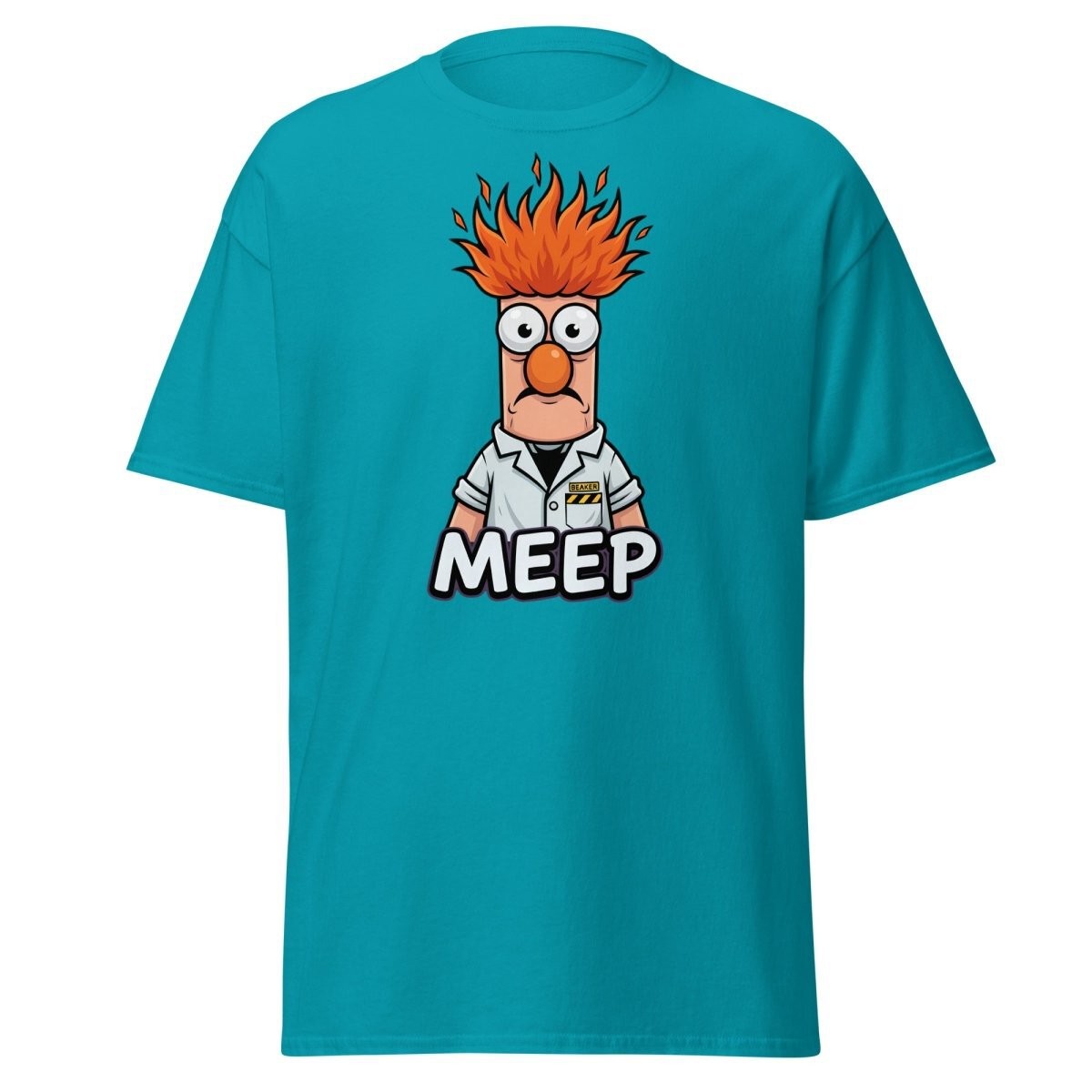 Beaker Muppet Meep T-Shirt – Funny Scientist Cartoon Tee