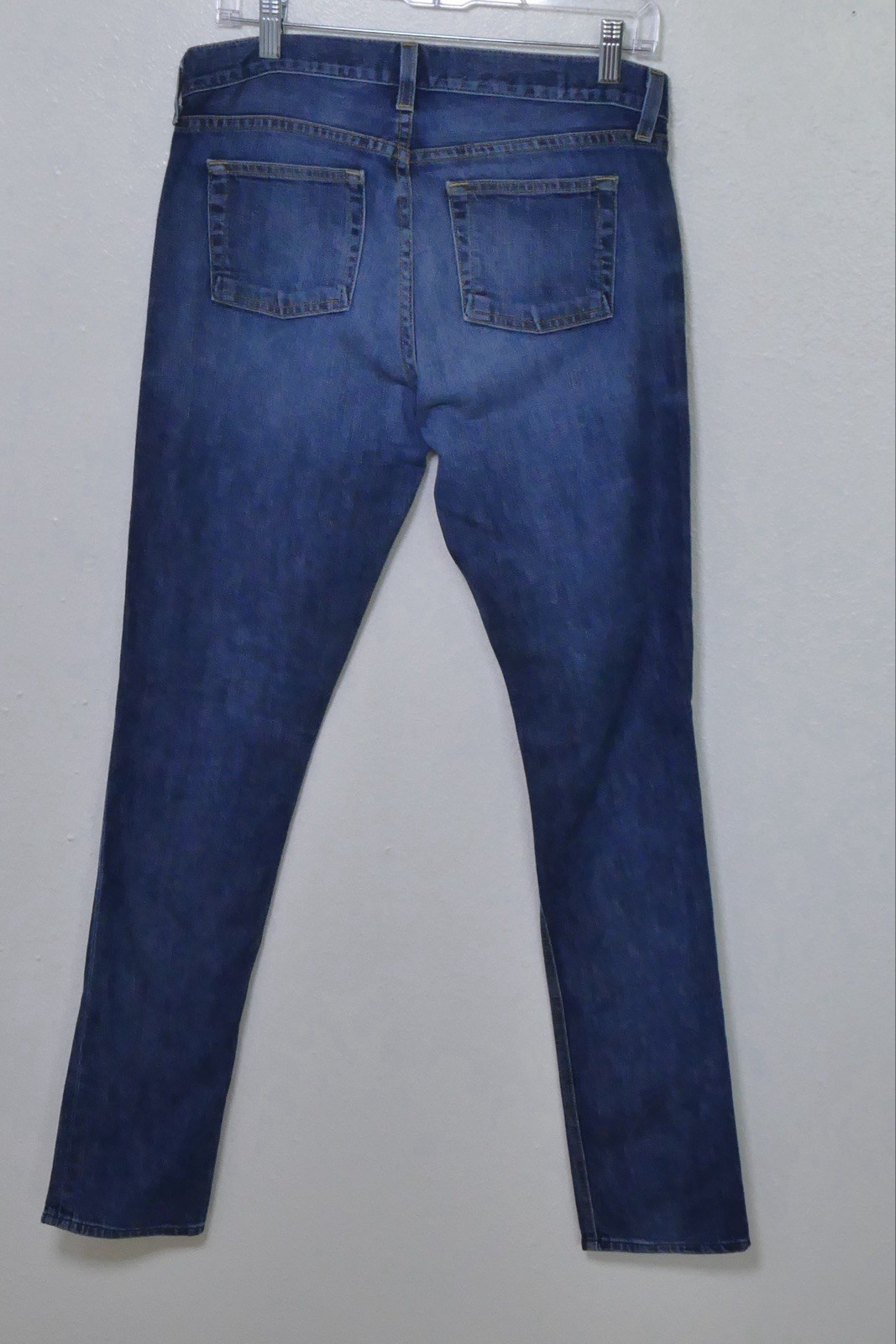 J.CREW *Stretch Low/Mid Rise Raw Wash Skinny Leg Denim Jeans Size 28R