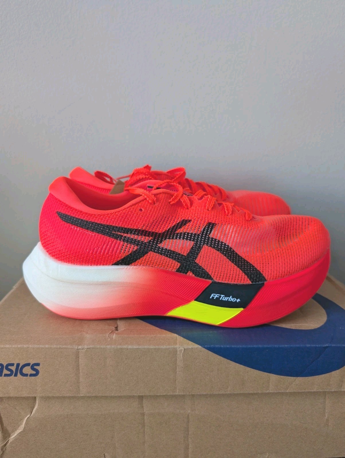 ASICS Metaspeed Sky Paris Women’s Running Shoes Sunrise Red/Black US 8 W
